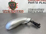 97 - 04 C5 CORVETTE RH PASSENGER SIDE HEATED SPORT MIRROR SEBRING SILVER OEM #523