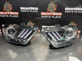 2016 FORD MUSTANG GT AFTERMARKET HALO PROJECTOR/ LED/ DRL HEADLIGHTS OEM #1505