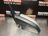 2012 FORD MUSTANG GT LH DRIVER SIDE VIEW MIRROR SILVER OEM #763