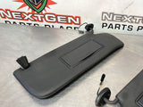 2012 FORD F250 SUN VISOR SET BLACK OEM #499