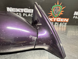 04 - 06 PONTIAC GTO COSMOS PURPLE RH PASSENGER SIDE MIRROR USED OEM #784