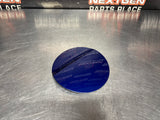 2015 FORD MUSTANG GT FUEL DOOR GAS LID TANK COVER BLUE OEM #1498