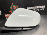 2019 FORD MUSTANG GT LH DRIVER SIDE VIEW MIRROR WHITE OEM #1617