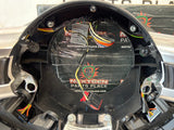 15 MUSTANG STEERING WHEEL TRIM W CONTROL BUTTONS, PADDLE SHIFTER  & HARNESS OEM #489