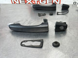 09 PONTIAC G8 WRAPPED EXTERIOR DRIVER PASS SIDE DOOR HANDLE FRONT & REAR SET 391