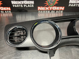 2011 MUSTANG GT CALIFORNIA SPECIAL CARBON DASH CLUSTER TRIM BEZEL OEM #740