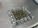 97-04 C5 CORVETTE 19MM LUG NUTS SET WITH COVERS SET OF 20 OEM #VV1017