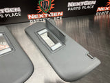 2011 FORD F350 SUN VISOR SET GREY OEM #711