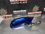 05 - 13 C6 CORVETTE USED OEM RH PASSENGER SIDE MIRROR LEMANS BLUE #1407