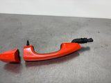 2016 FORD MUSTANG GT LH EXTERIOR DOOR HANDLE ORANGE OEM #1478
