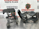 2012 FORD F150 DRIVER/ PASSENGER RETRACTABLE BED SIDE STEPS W BRACKETS OEM #461