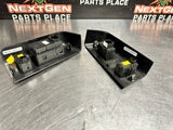 2010 F350 EXT CAB LH RH DRIVER AND PASSENGER FRONT WINDOW SWITCHES WOOD OEM #1044