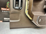 2017 CHEVY SILVERADO 2500 HIGH COUNTRY RF COCOA DOOR PANEL OEM #1280