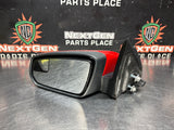 2013 FORD MUSTANG GT LH DRIVER SIDE VIEW MIRROR RED OEM #1298
