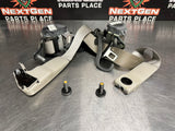 2007 C6 CORVETTE USED OEM FRONT SEAT BELTS DRIVER / PASSENGER GREY #704