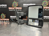 2009 FORD F350 RH POWER FOLD TELESCOPIC HEATED MIRROR CABELAS GREEN OEM #700