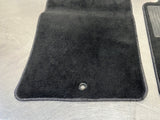 97-04 C5 CORVETTE FRONT FLOOR MATS BLACK OEM #361