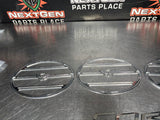 97-04 C5 CORVETTE TAILLIGHT METAL GRILL COVERS CHROME     #1150