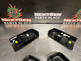 2010 FORD F350 LH AND RH FRONT AND REAR DOOR GLOSS BLK WINDOW SWITCH SET OEM #949