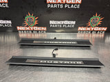 2016 MUSTANG GT CONVERTIBLE ILLUMINATED DOOR SILL PANELS OEM #1112