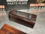 2008 FORD F250 LH & RH FRONT AND REAR DOOR WOODGRAIN WINDOW SWITCH SET OEM #298