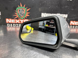 2017 FORD MUSTANG GT LH DRIVER SIDE VIEW MIRROR SILVER OEM #1334