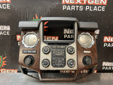 2015 FORD F350 RADIO BEZEL WOOD GRAIN DC34-2504302-C OEM #1236