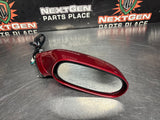 97 - 04 C5 CORVETTE RH PASSENGER SIDE HEATED SPORT MIRROR MAGNETIC RED OEM #1368