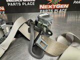 2007 C6 CORVETTE USED OEM FRONT SEAT BELTS DRIVER / PASSENGER GREY #704