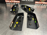 2008 FORD F350 LH & RH FRONT AND REAR DOOR WOODGRAIN WINDOW SWITCH SET OEM #875