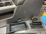 2012 FORD F250 BLACK CENTER FLOOR CONSOLE ASSEMBLY OEM #3854