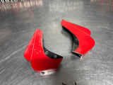 04-06 PONTIAC GTO TORRID RED ROCKER PANEL END CAPS PAIR OEM #1306