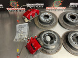 04-06 PONTIAC GTO BRAKE KIT DBA SLOTTED FRONT/REAR ROTORS W HAWK HPS PADS #762