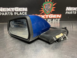 2017 FORD MUSTANG GT LH DRIVER SIDE VIEW MIRROR BLUE OEM #794