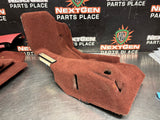 97-04 C5 CORVETTE CARGO TRUNK REAR LH CARPET FIRETHORN RED 10403333 #1425