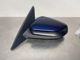 10-14 FORD MUSTANG GT LH DRIVER SIDE VIEW MIRROR KONA BLUE OEM #1493