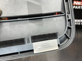 10-14 FORD MUSTANG GT EXTERIOR AIR VENTS REAR WINDOW LOUVRE SILVER OEM #763