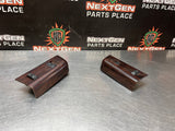 2008 F350 EXT CAB LH RH DRIVER AND PASSENGER FRONT WINDOW SWITCHES WOOD OEM #1182