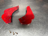 04-06 PONTIAC GTO TORRID RED ROCKER PANEL END CAPS PAIR OEM #1522