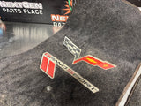 2012 C6 CORVETTE GRAND SPORT LLOYD FRONT FLOOR MATS BLACK  #1409