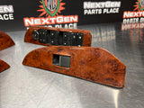 07-13 CHEVY SILVERADO CREW CAB WOOD LH RH RR LR POWER WINDOW SWITCHES OEM #732