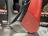 97-04 C5 CORVETTE DOOR PANELS BLACK/ FIRETHORN RED OEM #1425