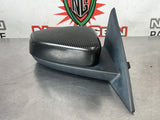 2013 FORD MUSTANG GT RH PASSENGER MIRROR BLUE WITH CARBON LOOK COVER OEM #330