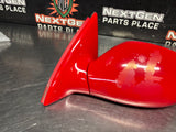 2004 PONTIAC GTO LH DRIVER SIDE MIRROR TORRID RED OEM #1438