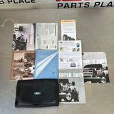 2009 FORD F250 F350 SUPERDUTY OWNERS MANUAL BOOKS OEM #232