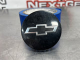 16-22 CAMARO BLACK WHEEL CENTER CAP OEM #3418