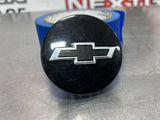 16-22 CAMARO BLACK WHEEL CENTER CAP OEM #3419