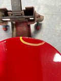 10-14 FORD MUSTANG GT FUEL DOOR GAS LID TANK COVER RED OEM #251