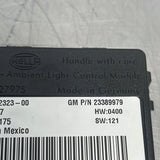 16-22 CAMARO SS AMBIENT LIGHT CONTROL MODULE OEM 23389979