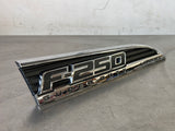 2011 FORD F250 DIESEL RH PASSENGER SIDE FENDER EMBLEM BC34-25000A72-B OEM #201